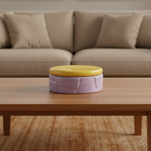 <span class=keywords><strong>Jalo</strong></span> - Tazón Redondo de Cerámica Hecho a Mano con Grabado en Relieve, Vacío, para Aromas/Cera, Decoración del Hogar, Día de San Valentín - Product Image 6