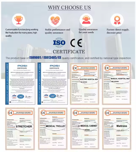 Carro de Emergencia Médico para Hospital, Modelo ET612B, para UCI, Desfibrilador, Medicamentos, Vendajes, con Sistema de Bloqueo Desechable - Product Image 3