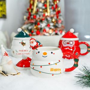 2024 personnalisé Fournisseur de Noël tasses en porcelaine bon marché coffrets cadeaux mugs en céramique personnalisables pour noël - Product Image 6