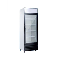 Réfrigérateur vitrine vertical d'occasion pour boissons, réfrigérateur commercial, mini-réfrigérateur de supermarché, réfrigérateurs compacts
