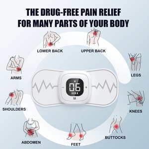 Unidad <span class=keywords><strong>TENS</strong></span> EMS, Mini Masajeador, <span class=keywords><strong>Fisioterapia</strong></span> de Baja Frecuencia, Estimulador Muscular, Dispositivo de Terapia para Alivio del Dolor Corporal Completo - Product Image 6