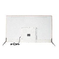 Monitor solar portátil para música, marco dorado, android, plasma, led, tv, panel led de 32 pulgadas, tv lcd, tv inteligente 4k, barato