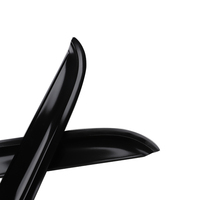 Acrylique voiture extérieur accessoires vent déflecteur fenêtre visière pare-soleil porte visière pour Dodge Ram Crew Cab 2002-2009