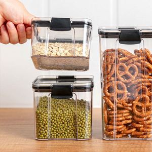 Airtight <b>Stackable</b> Plastic Organizer Storage Container Set BPA Free Premium Food Container Food Storage <b>Boxes</b> Bins Lid - Product Image 3