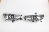 Kit de conversion de carrosserie de camionnette, systèmes d'éclairage, feux de voiture, phares ABS+LED pour Hilux Revo 2016