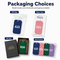 Étiquette de bagage personnalisée brodée en gros, étiquette nominative personnalisée en tissu pour valises et sacs de voyage, commande en gros, MOQ 50 pièces