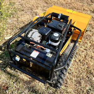 Remote Flail Lawn Mower With 32-Y Blades <b>Gasoline</b> Engine Robot Grass Cutter Forestry Mulcher AWY-800S PRO AWY-1000S PRO Flail Mo - Product Image 2