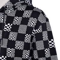 Sweat-shirts et pulls à capuche surdimensionnés pour hommes, tissu en coton personnalisé, sweats à capuche de Noël, ensembles de survêtements à carreaux