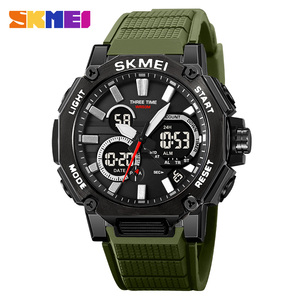 Montres pour homme antichoc, luxe, sport, montres analogiques-digitales, montre-bracelet SKMEI 2219 pour homme - Product Image 4