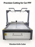 Machine de découpe CNC automatique pour film de protection de peinture (PPF) de véhicule, avec pré-découpe de motifs, positionnement par vision et nesting