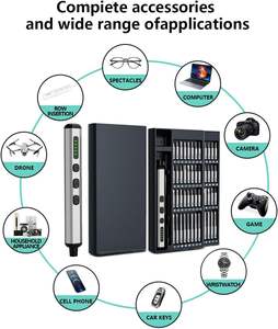 Destornillador Eléctrico Mini Multifunción DIY en Promoción, 75 en 1, Magnético, con Carga de Iones de Litio, Motor sin Escobillas, 350 mAh, Juego de Destornilladores - Product Image 3