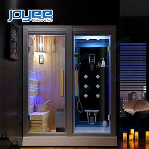JOYEE Portable De Luxe En Bois de <span class=keywords><strong>Sauna</strong></span> et <span class=keywords><strong>Hammam</strong></span> Sec avec <span class=keywords><strong>Massage</strong></span> des Pieds Salle de <span class=keywords><strong>Sauna</strong></span> À Vapeur - Product Image 2
