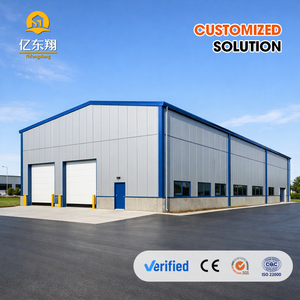 โกดังเหล็กโครงสร้างประสิทธิภาพสูง อาคารโลหะสำเร็จรูปสำหรับศูนย์กระจายสินค้าโลจิสติกส์ที่รวดเร็ว - Product Image 1