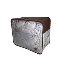 Sac d'emballage personnalisé en fil PVC avec impression offset et fermeture à glissière pour couverture couette literie