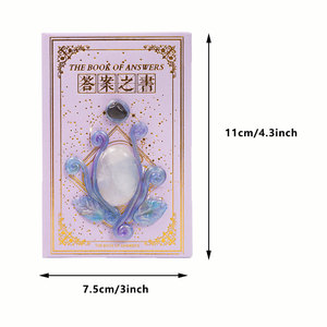 New Product Crystal Good Quality Portable Multi Material Answer <strong>Book</strong> with <strong>Heart</strong> and Point - Product Image 2