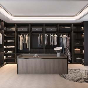 <b>Wardrobe</b> Bedroom Furniture <b>Storage</b> Organizer <b>Wardrobes</b> <b>Storage</b> <b>Shelves</b> Bedroom Closets Glass Door Wooden Custom Luxury Wood - Product Image 1