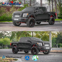 Nouvelles jantes 4x4 noires 17x9 Sport Deep Dish tout-terrain compatibles SUV 6x139.7 en alliage d'aluminium noir pour camion tout-terrain