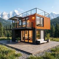 Maison conteneur pliable moderne OEM ODM, préfabriquée en acier, écologique, respirante, personnalisable, pour chambre ou atelier