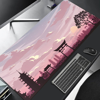 Tapis de souris Cherry Flower Sakura, tapis de souris japonais pour jeux, tapis de clavier XXL, tapis de souris portable, accessoire de table