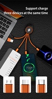 Cable de Carga Rápida y Transferencia de Datos 6 en 1 con Trenzado de Nailon, Micro USB Tipo-C, con Logotipo para Regalos Promocionales, Éxito de Ventas 2026