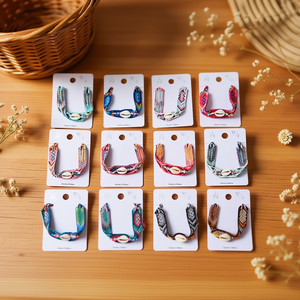 Pulseras de Hilo de Moda, Coloridas, Trenzadas y con Cuentas, Juego de 12 Piezas, Accesorios Hechos a Mano para Mujeres y Niñas, Regalo - Product Image 3