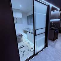Cabine modulaire de type capsule spatiale pour séjour de luxe, hébergement de célébrités d'Internet et hôtel mobile avec intérieur intelligent