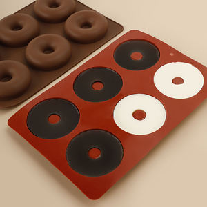 Molde de Silicona para Pastel en Forma de Media Bola de 6 Cavidades, Moldes para Jabón, Bandeja para Cubitos de Hielo, Velas, Dulces, Repostería, Uso a Altas Temperaturas, Desechable - Product Image 3