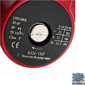 Bomba circuladora de hierro fundido con brida de 1-1/4 pulgadas, 0.5 HP, 115V, 3 velocidades, reemplazo para Grundfos - Product Image 4