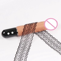Dildo vibrant étanche à piles D6, 10 fréquences, réaliste, jouet intime manuel pour adultes
