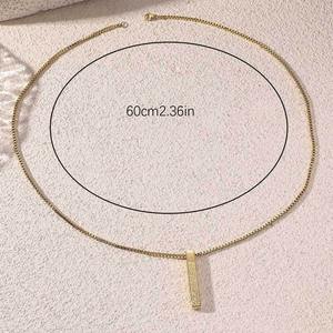 Collar personalizado de acero inoxidable grabado Alá de moda fina con inscripción árabe coránica para ocasiones de fiesta - Product Image 3