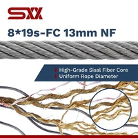 Cable de Acero para Elevador Silencioso y sin Vibraciones 8x19S-FC NF, Funcionamiento Ultra Suave para Ascensores Residenciales Privados y Villas de Lujo
