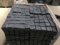 Pavés en granit noir G684 de 54x54 cm, écologiques, durables, pour allées et trottoirs, avec garantie de 3 ans