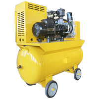 Compresseur d'air à vis monophasé YiBang 3.0KW 360L/min, réservoir 120L, pompe PLC 8 bars, 220V 50Hz, moteur IP54, roulement industriel