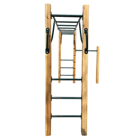 Monkey Bar pour équipement de fitness extérieur en bois Jungle Gym Kids Obstacle Course Escalade Frame