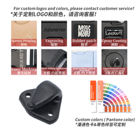 Accessoires de bagages KJM Black Pom en plastique recyclé