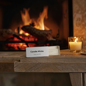 فتيل قطن عالي الجودة ، فتيل مخصص من المصنع ، صنع شموع صديقة للبيئة من القطن الطبيعي تصنعها بنفسك - Product Image 4