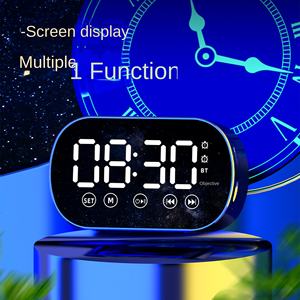 רמקול נייד חדש רמקול <span class=keywords><strong>bluetooth</strong></span> אלחוטי מיני רמקול עם מטען אודיו כרטיס מיני שעון מעורר-סיטונאי מתנות - Product Image 3