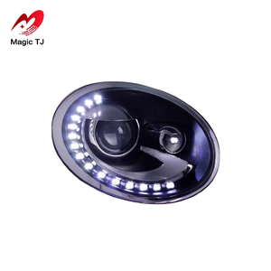 2013 2014 2015-2018 <span class=keywords><strong>Volkswagen</strong></span> <span class=keywords><strong>Beetle</strong></span> Conjunto de faros LED 6000K Luces de circulación diurna modificadas Lente dual 12V - Product Image 2