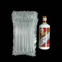 Hochwertige stark genug benutzer definierte Luftkissen Blase Kissen Säule aufblasbare Tasse Weinflasche Rollen Tasche