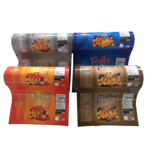 Laminated Plastic Pe Packaging Mylar Roll Film Color Printed Sachet Rollstock Cheap Custom Laser Pouches