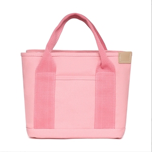 Sac fourre-tout minimaliste en toile avec séparateur intérieur, sac à bandoulière structuré et robuste, poche avant, plusieurs couleurs - Product Image 6