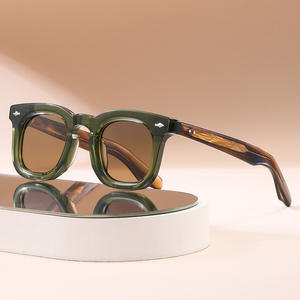 Lunettes de soleil ovales polarisées UV400 tendance 2025, lunettes de soleil épaisses en acétate pour femmes, lunettes de soleil rétro pour hommes, lunettes de soleil vintage - Product Image 4