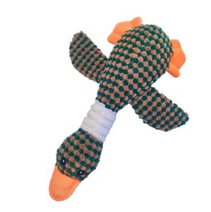 Qbellpet fabrika özel ananas kabarık Pet köpek peluş ses Bite dayanıklı diş köpek oyuncak vahşi kaz köpek gıcırtılı oyuncak - Product Image 4