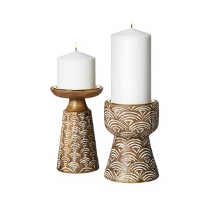 Portavelas Redondo de Madera Hecho a Mano con Impresión Personalizable para el Día de San Valentín y Cumpleaños, Decoración del Hogar - Product Image 6