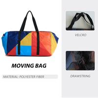 Bolsa de Viaje Deportiva Plegable Reutilizable Personalizada, a Prueba de Polvo, Impresión a Todo Color, Material de Poliéster, Personalizable