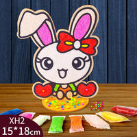 Pintura de Madera con Copos de Nieve 3D, Set de Pintura Multicolor DIY, Arcilla Rellena de Perlas, Pintura Infantil, Rompecabezas DIY, Arcilla Hecha a Mano