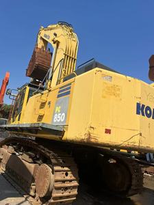 Excavatrice sur chenilles japonaise Komatsu PC850 d'occasion à vendre grande capacité 85 tonnes équipement lourd noyau moteur boîte de vitesses PLC - Product Image 6