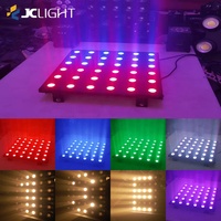 36 pièces de lumières matricielles LED dorées avec LED de fond, contrôle DMX512, indice de protection IP33, garantie de 3 ans - Éclairage de scène