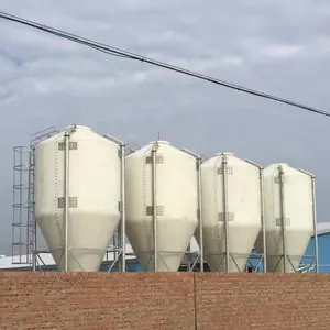 Chicken Chinese Manufacturers Fiberglass Food Silo Chicken House Silo Feed Silo For Sale