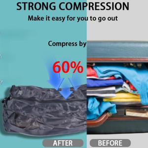 Sacchi <span class=keywords><strong>Sottovuoto</strong></span> Quadrati Moderni di Lusso <span class=keywords><strong>Riutilizzabili</strong></span> in Nylon 70D, Salvaspazio, Impermeabili, Antipolvere, per Viaggi e Conservazione - Product Image 5